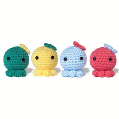 DIY Crochet Octopus Yarn Kit with English Manual