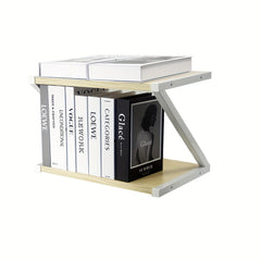 Desk Bookshelf Desktop Shelf Storage Rack Dormitory Study Table Cabinet