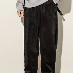Men's Loose Fit Corduroy Dress Pants