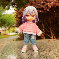 1pc Broken Chain Jeans Doll Clothing Gift
