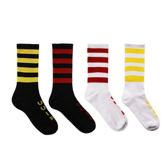Comfy Striped Sports Socks Women's Stockings