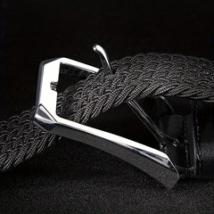 Men's Canvas Golf Web Belt Outdoor Tactical Pin Buckle Belt