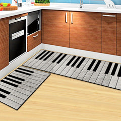 Soft Kitchen Rug Set Waterproof Non Slip Runner Bedside Carpet