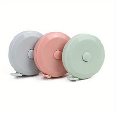 3pcs 1.5m Auto Telescopic Tape Measure Sewing Ruler