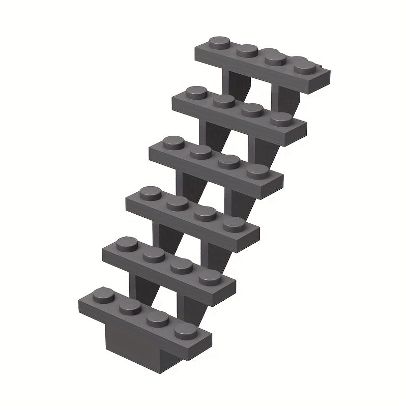 5pcs Building Block Staircase Character Christmas Architectural DIY Toys