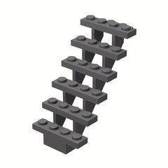 5pcs Building Block Staircase Character Christmas Architectural DIY Toys