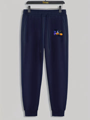 Halloween Pumpkin Print Men's Drawstring Sweatpants