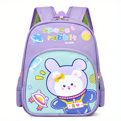 Kids Astronaut Rabbit Backpack, Lightweight School Bag for Kindergarten
