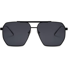 Aviator Sunglasses Polarized UV400 Metal Frame Minimalist Style