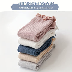 Baby Girls Knee Socks For Newborn Infants Pure Cotton Uniform Stockings