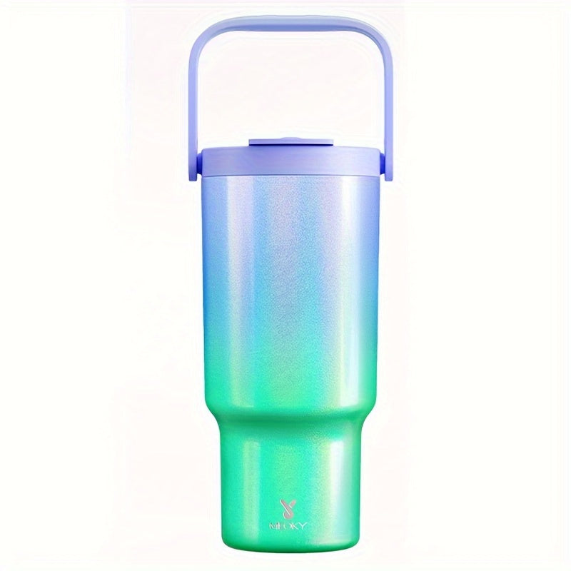 MEOKY 32oz Insulated Travel Mug Leakproof Keeps Drinks Hot 24 Hours & Cold