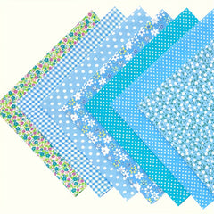 7pcs 49 78 49 Floral Cotton Fabric Square Quilted Fabric For Sewing