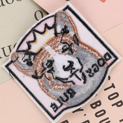 Dog Embroidery DIY Patch for Clothes Backpack Hat