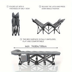 Outdoor Folding Bed Office Nap Bed Single Person Nap Bed Household Bed