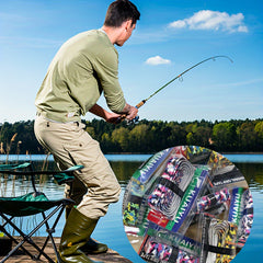 Colorful Double Layer Sweat Absorption Belt Fishing Rod Handle Accessories
