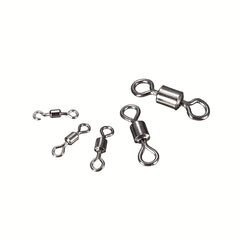 100pcs 8 Shaped Swivel Ring Fishing Barrel Line Hook Connector