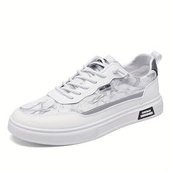 Men's Lace-up Front Skate Shoes Outdoor Casual Sneakers