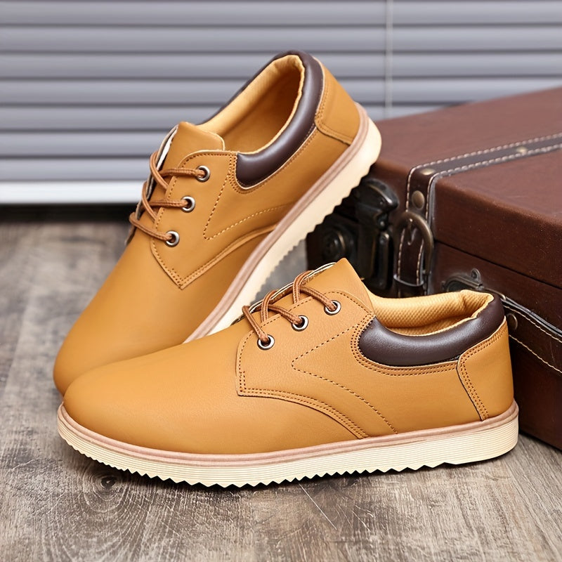 Men's Lace-up Derby Shoes Casual Walking Sneakers