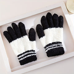 Knitted Touch Screen Gloves Winter Warm Thickened