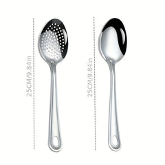 4pcs Serving Spoons Set 24 89 Cm Large Stainless Steel Buffet Dinner Restaurant