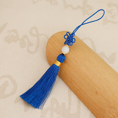10pcs Chinese Knot Tassel Pendant Bookmark U Plate Ear Sachet Random