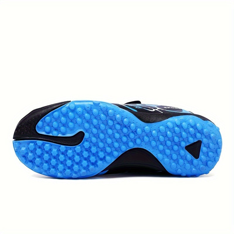 Boy's Turf Football Boots Outdoor Anti-skid No Tie TF Soccer Cleats