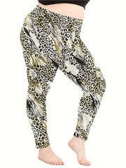 Leopard Print High Rise Skinny Leggings