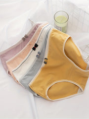 5pcs Bow Girls Panties Cotton Stretch Underwears