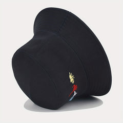 Little Dinosaur Embroidered Bucket Hat Men Women Outdoor Sunscreen Basin Hat