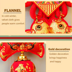 Chinese Knot Fringe Pendants Traditional Red Oriental Year Decorations
