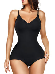 Full Body Shapewear V Neck Jumpsuit Tummy Control Bodysuit