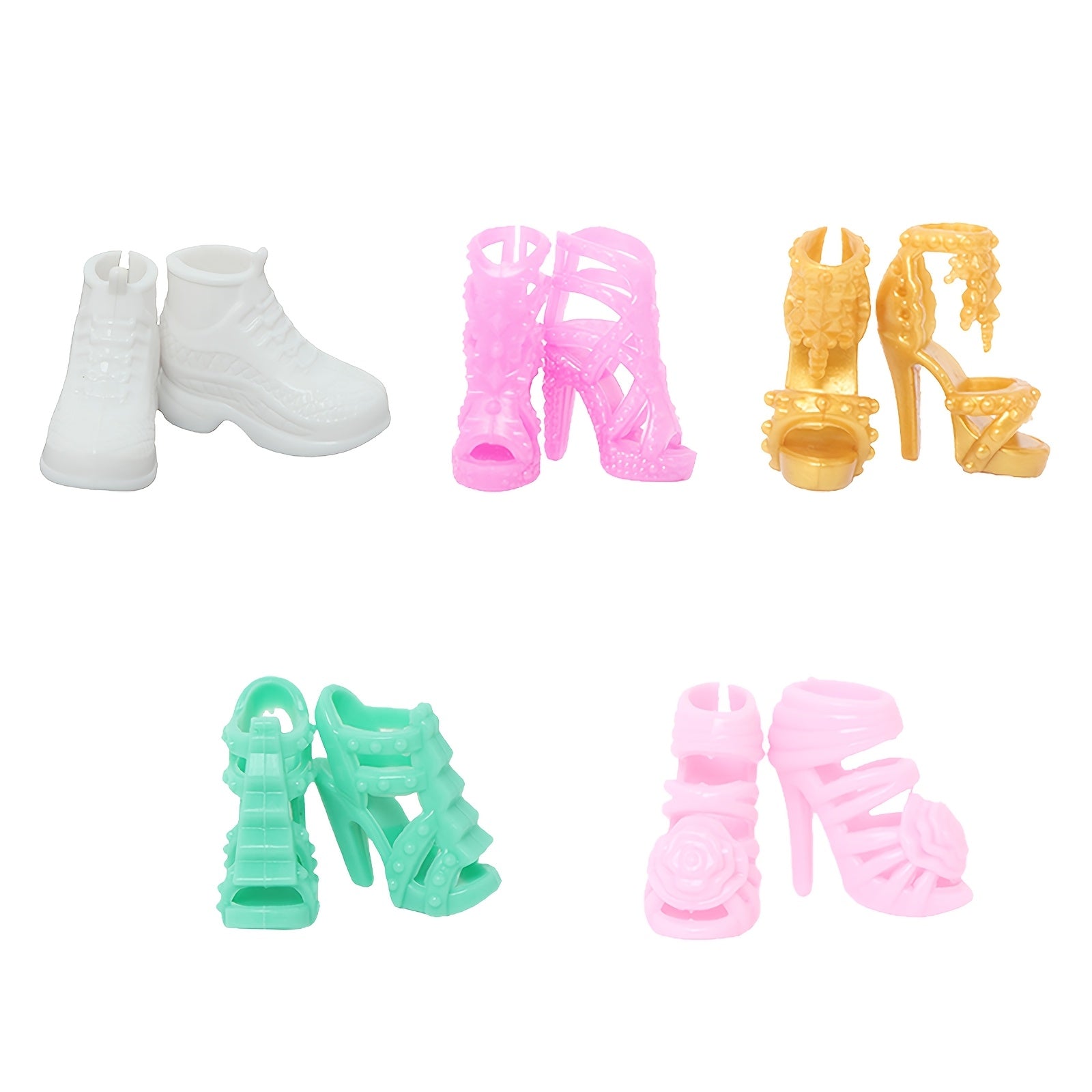 5-Piece Doll Clothes and Accessories Set for 11-8 Inch Girl Doll