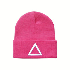 Embroidered Knit Hat for Men