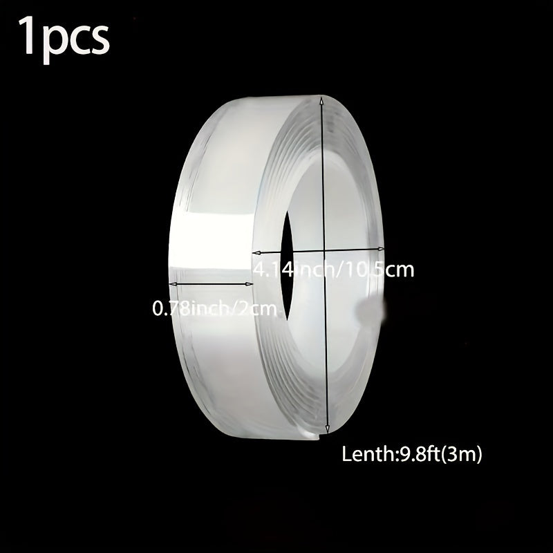 Transparent Reusable Double Sided Tape - Nanotraceless Sticker