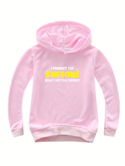 AWESOME Hooded Sweatshirt for Girls