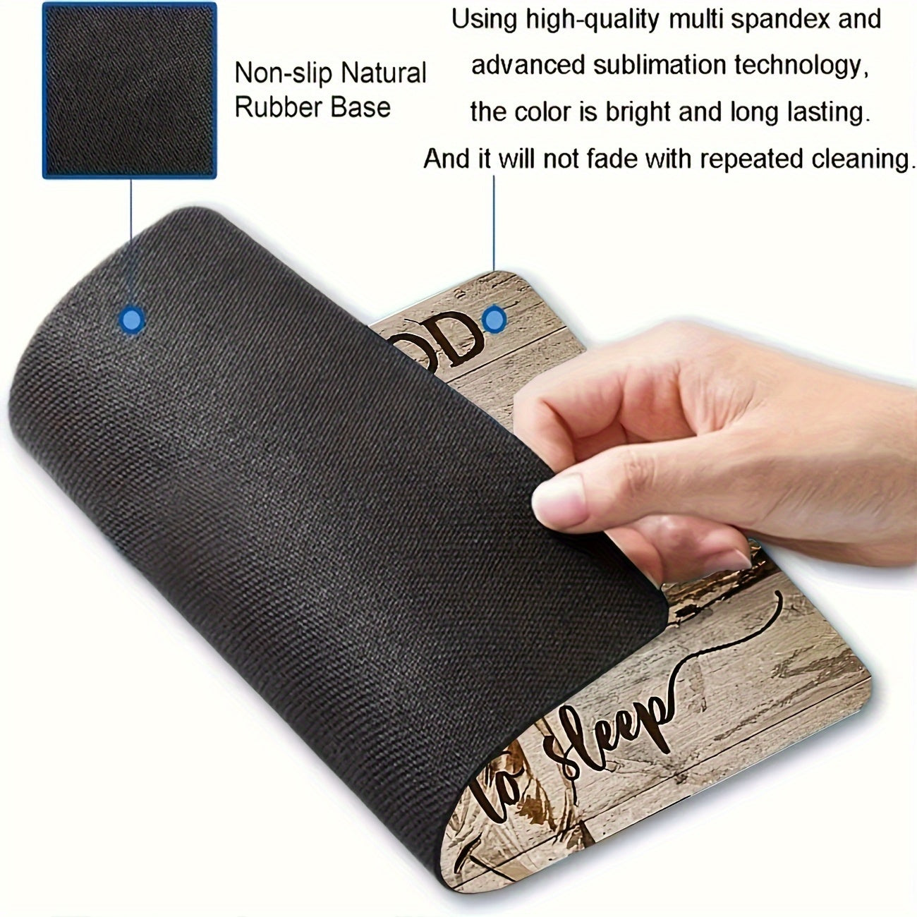 Give It To God Mouse Pad Square Non-slip Rubber Base Keyboard Mat
