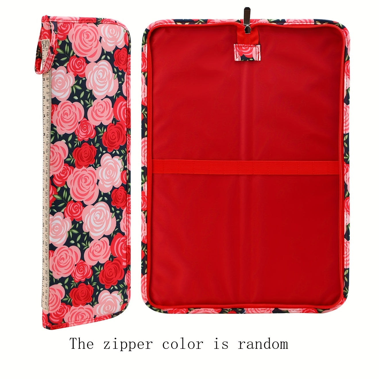 Waterproof Storage Bag for Crochet Needles and Yarn