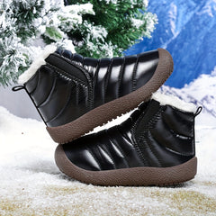 Kid's Snow Boots Fleece Lined Cozy Ankle Boots