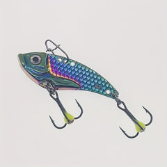 Metal Vibration Biomimetic Fishing Lure 15g 0.53oz Jigbait