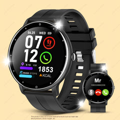 Full Screen Touch Smartwatch with Wireless Calling - 100 Sports Modes