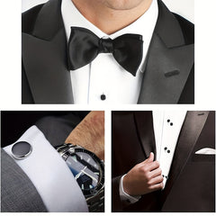 8pcs Cufflinks & Studs Set For Tuxedo Shirts Business Wedding