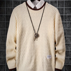 Men's Thermal Knit Pullover Sweater
