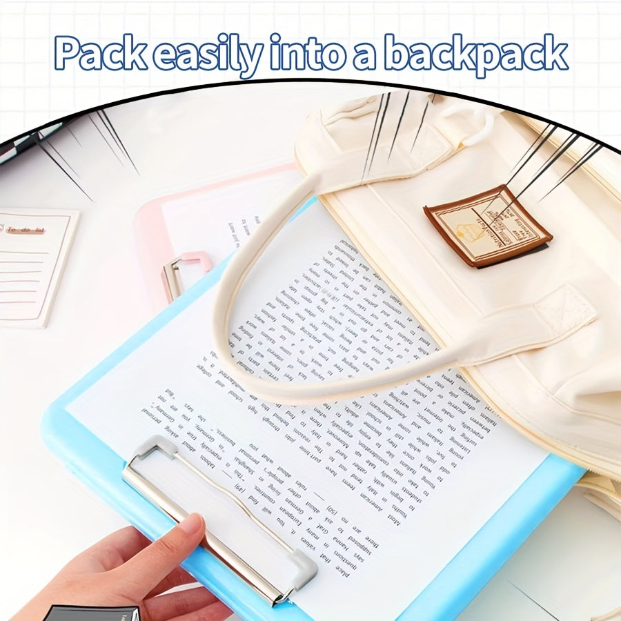 A4 Foldable Overlaid Clipboard: Portable Office and School Solution
