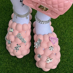 Charm Bubble Slide Sandals Women's Outdoor Footwear