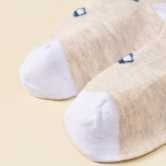 8 Pairs Baby Cartoon Crew Socks for Newborn Infant