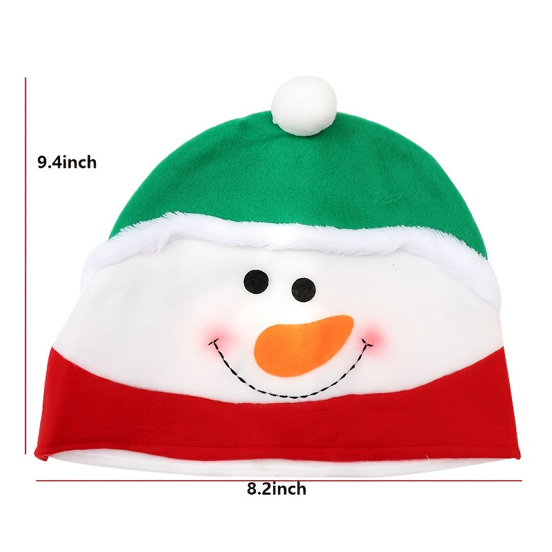1pc Christmas Hat Santa Snowman Elk Adult&Kids