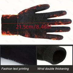Waterproof & Windproof Outdoor Sports Gloves, Hat & Scarf Set