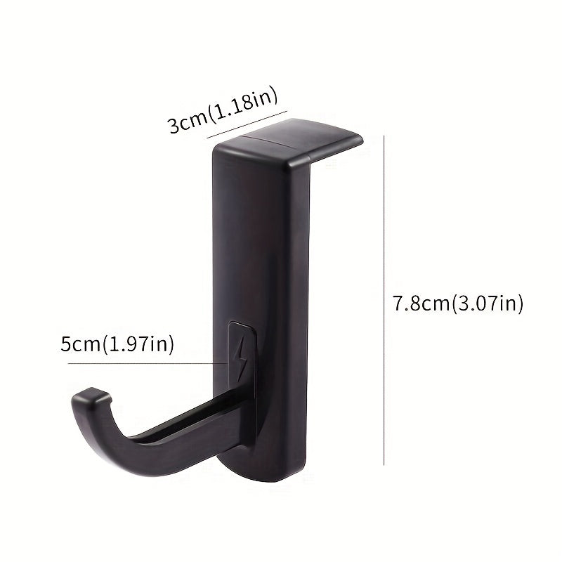 2pcs Adhesive Headphone Hook Stand Internet Cafe Wall Display Hook