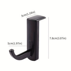 2pcs Adhesive Headphone Hook Stand Internet Cafe Wall Display Hook