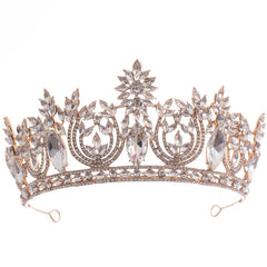 Crystal Big Crown Tiara Queen Women Beauty Pageant Prom Crowns Tiaras